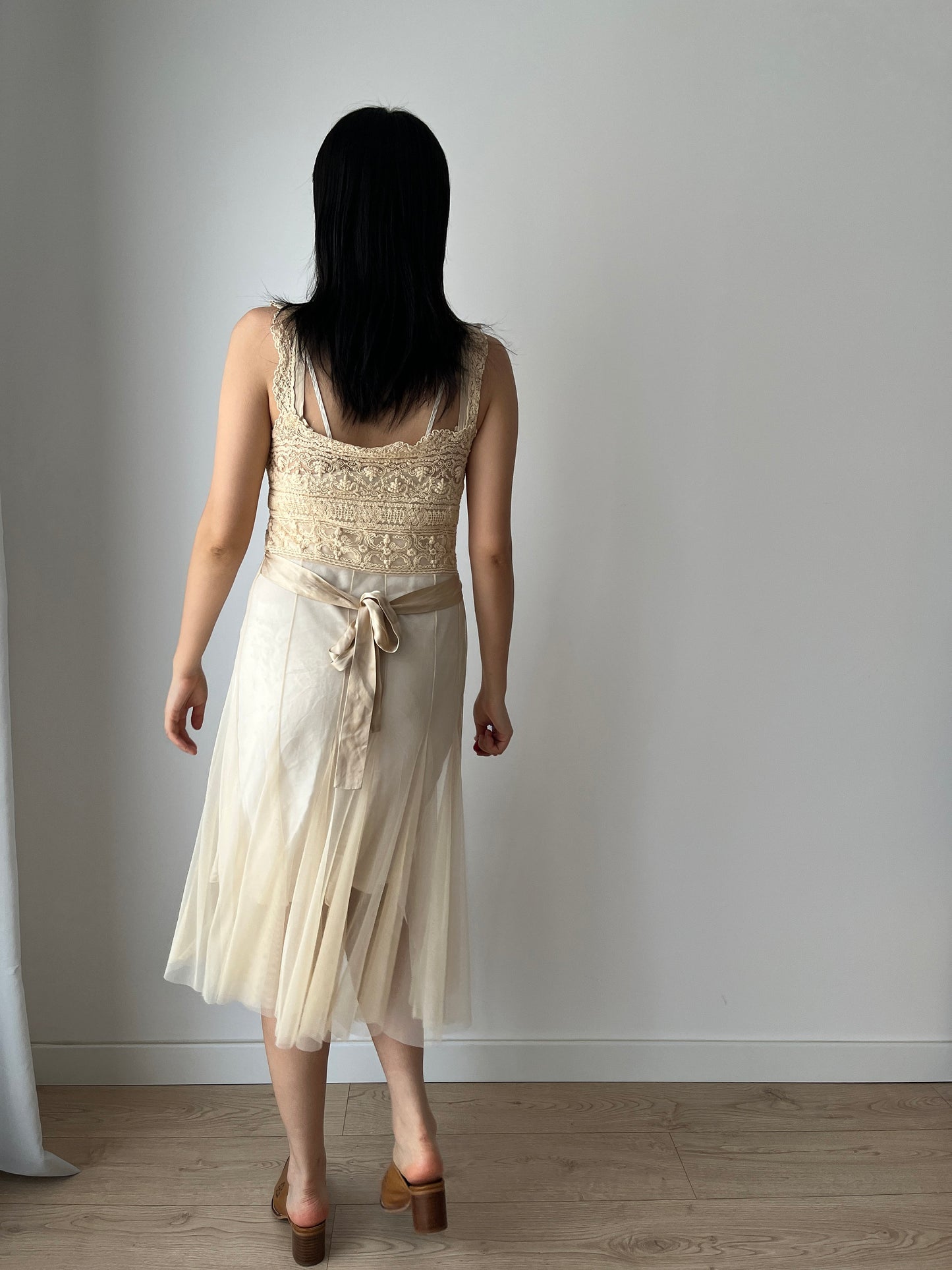 Antique 1800s Style Vintage Lace Renaissance Victorian Nightgown