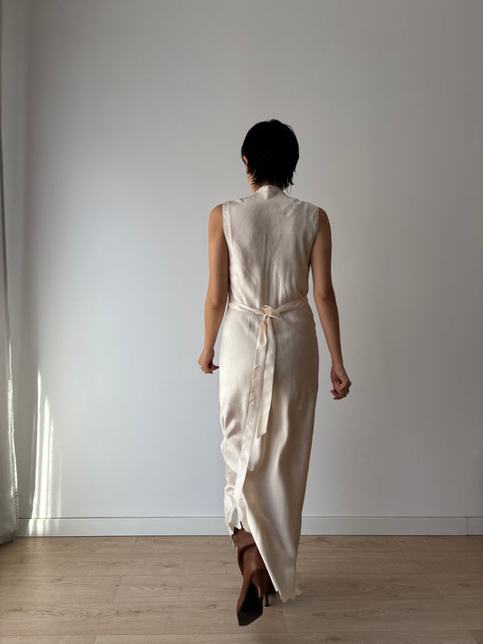 1940s Vintage Silk Bridal Nightgown