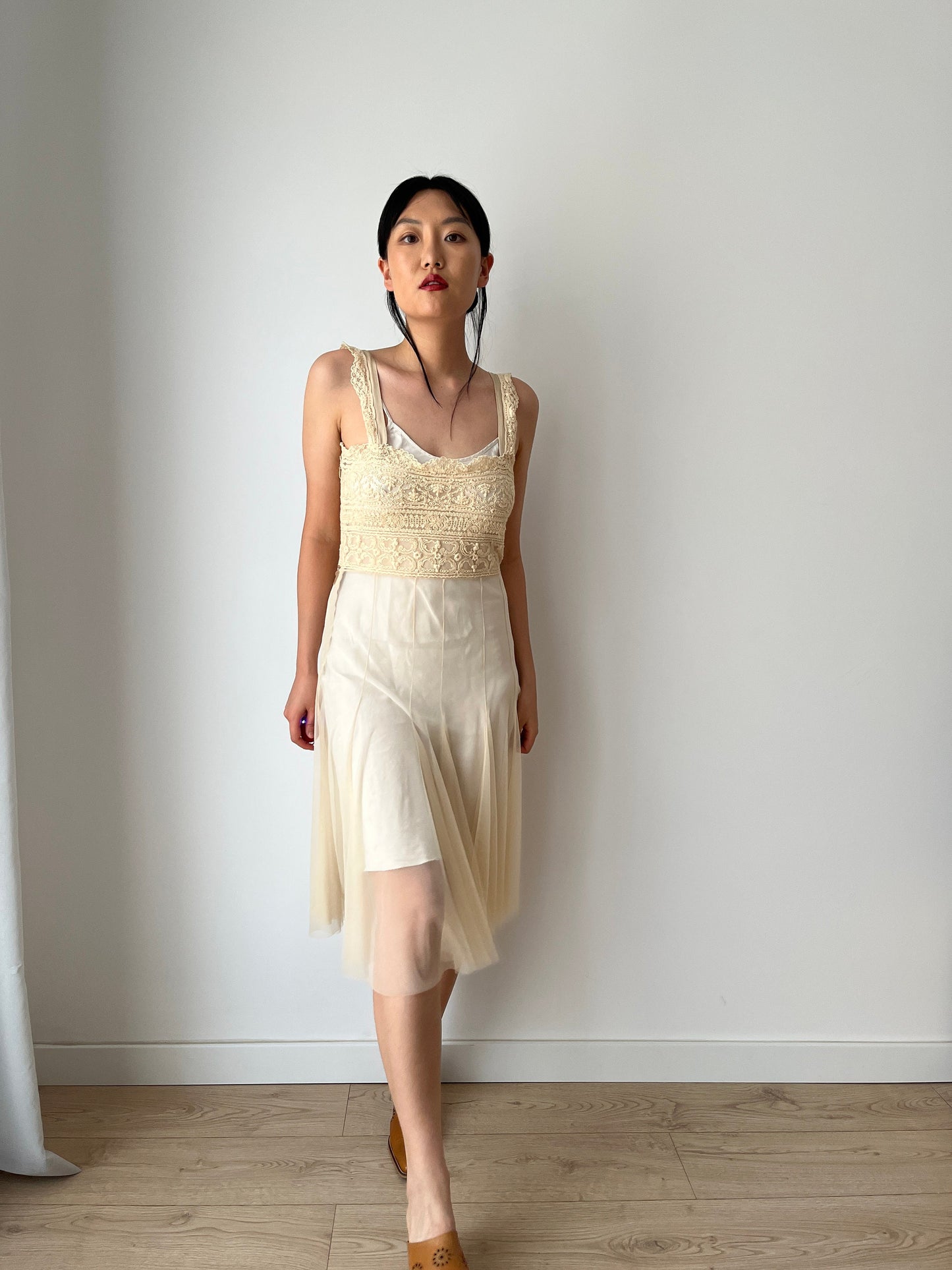 Antique 1800s Style Vintage Lace Renaissance Victorian Nightgown