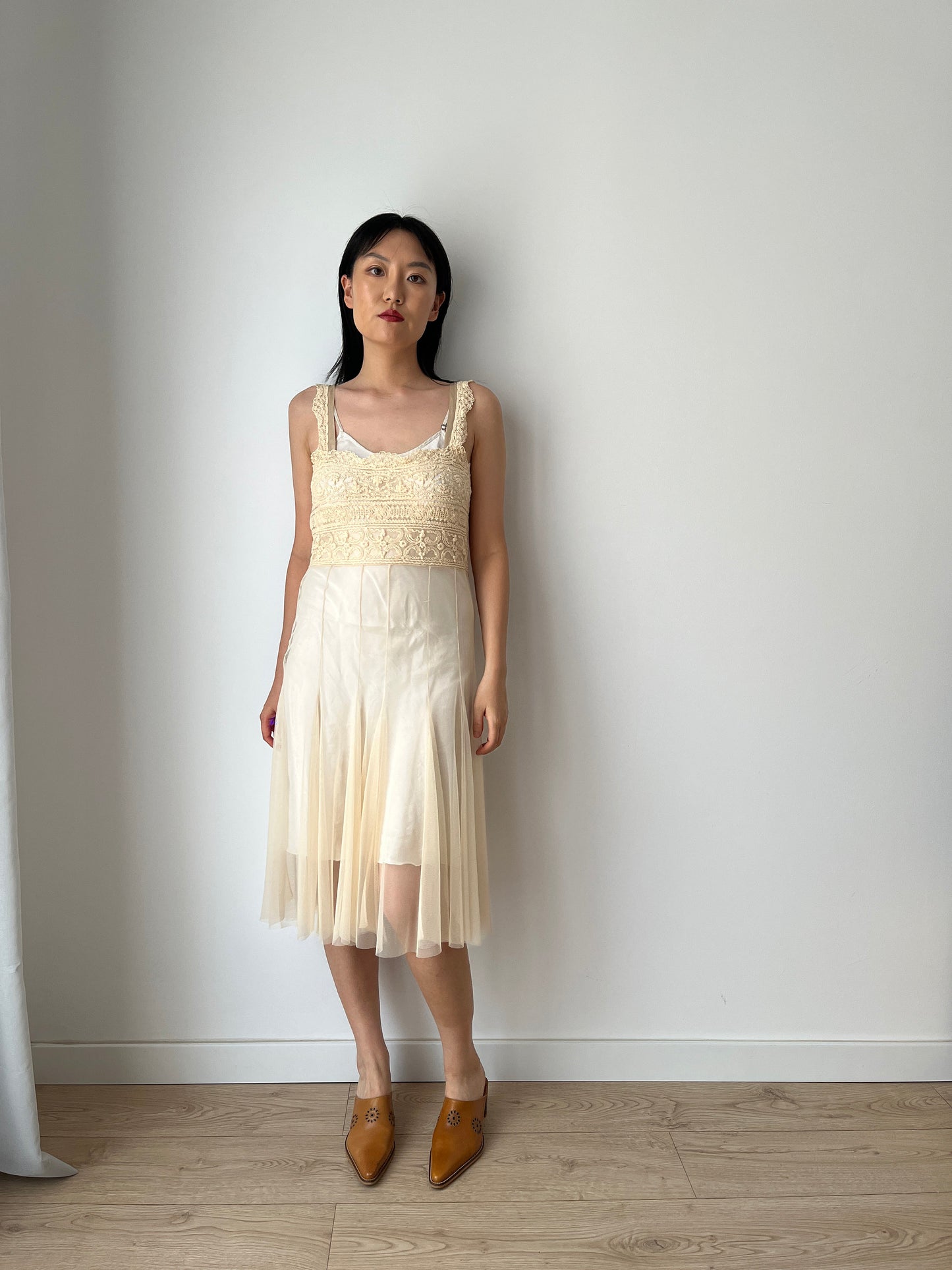 Antique 1800s Style Vintage Lace Renaissance Victorian Nightgown