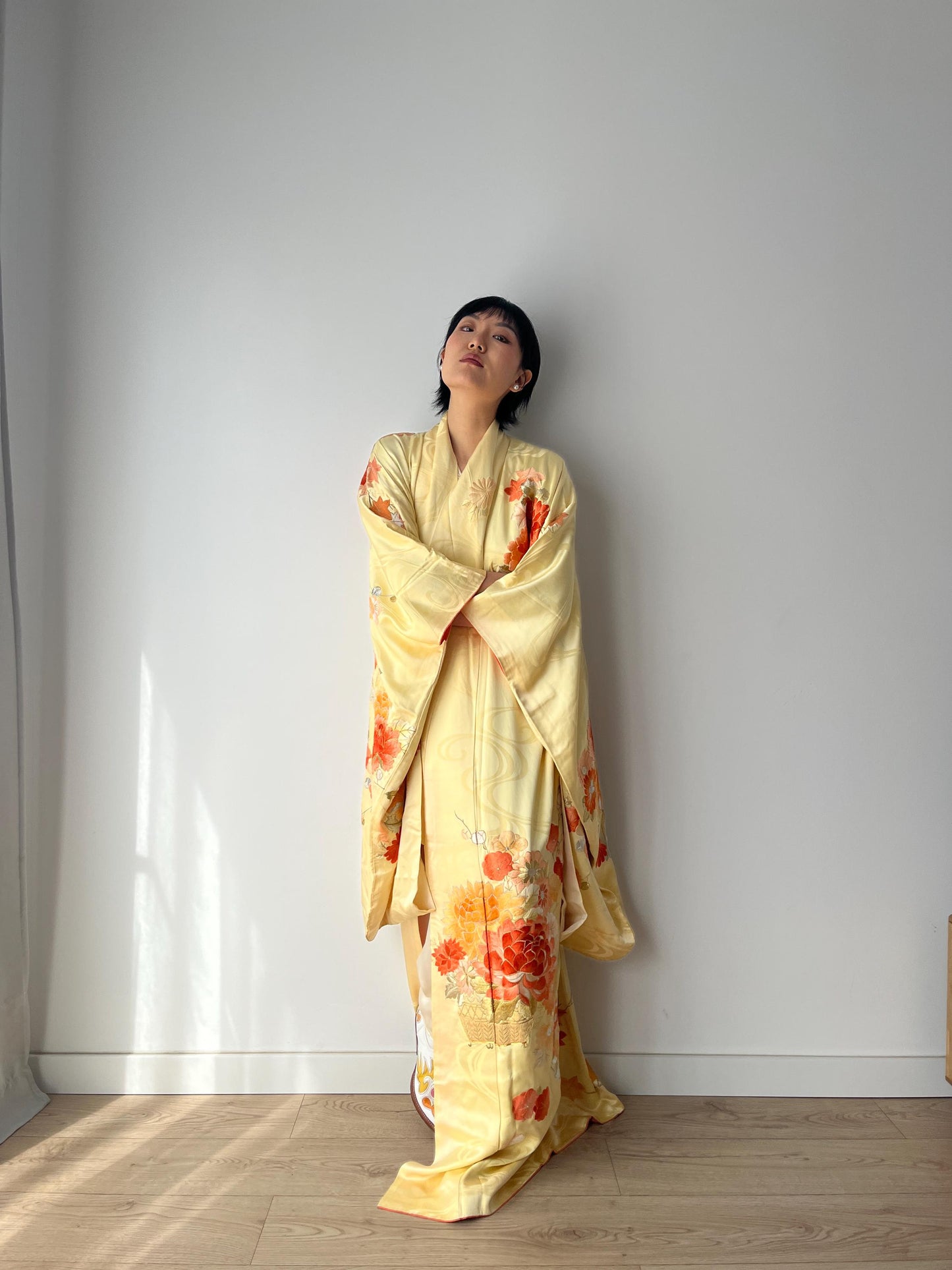 Vintage silk handmade Kimono Jacket, 1920s Style Jazz Age Art Dec Silk Kimono Robe/Jacket