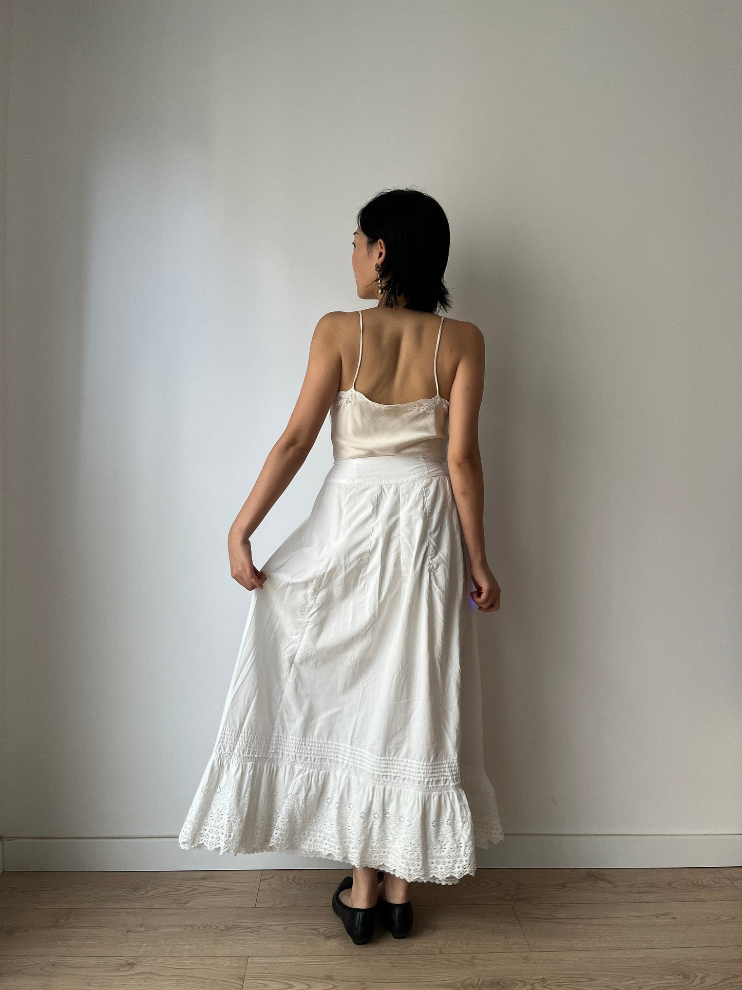 Antique Lace Renaissance Victorian Edwardian Lingerie underdress skirt