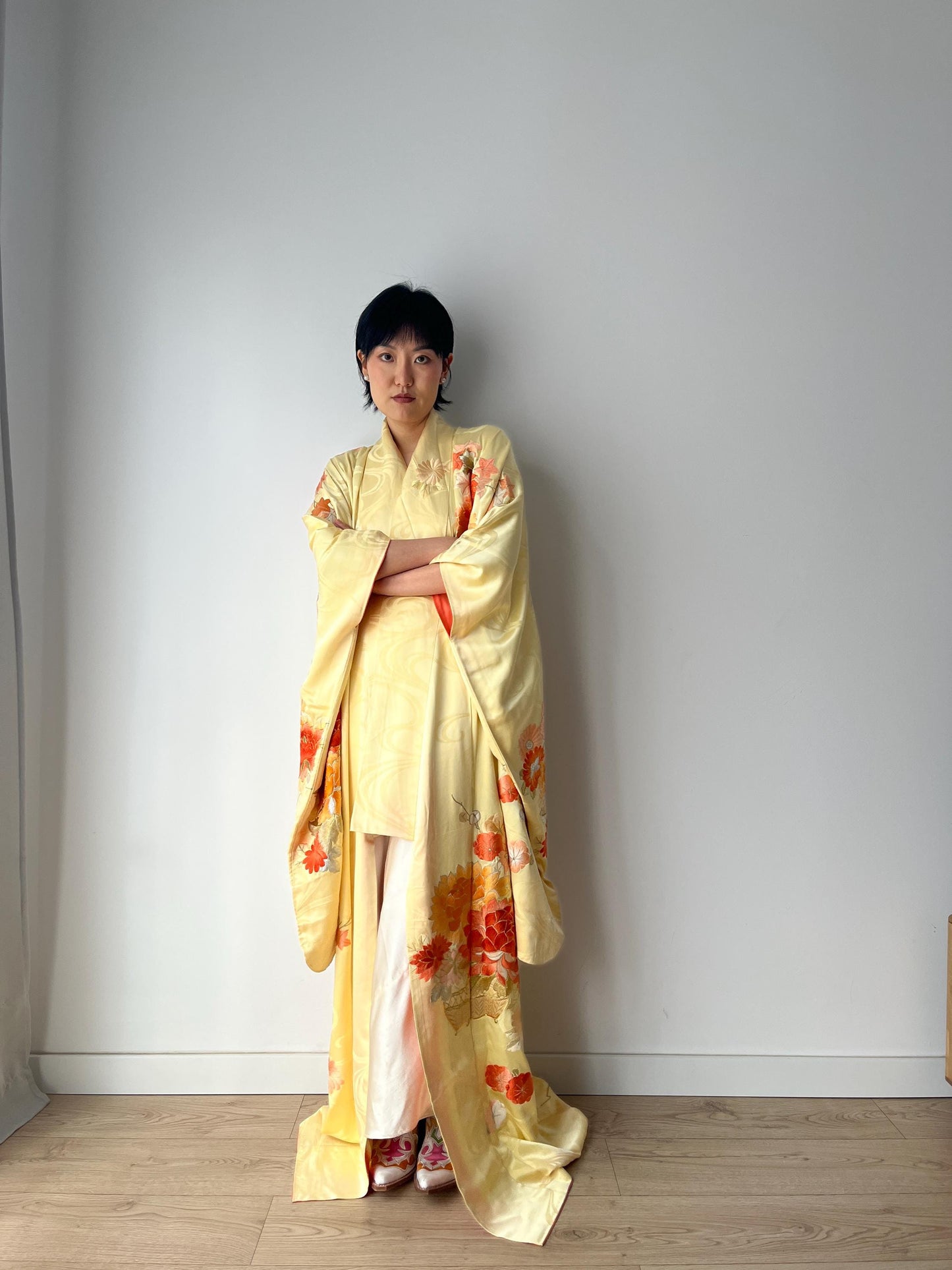 Vintage silk handmade Kimono Jacket, 1920s Style Jazz Age Art Dec Silk Kimono Robe/Jacket