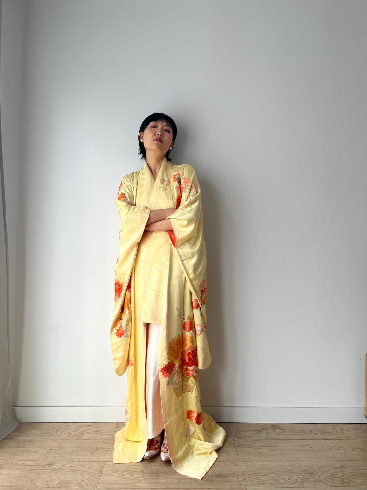 Vintage silk handmade Kimono Jacket, 1920s Style Jazz Age Art Dec Silk Kimono Robe/Jacket