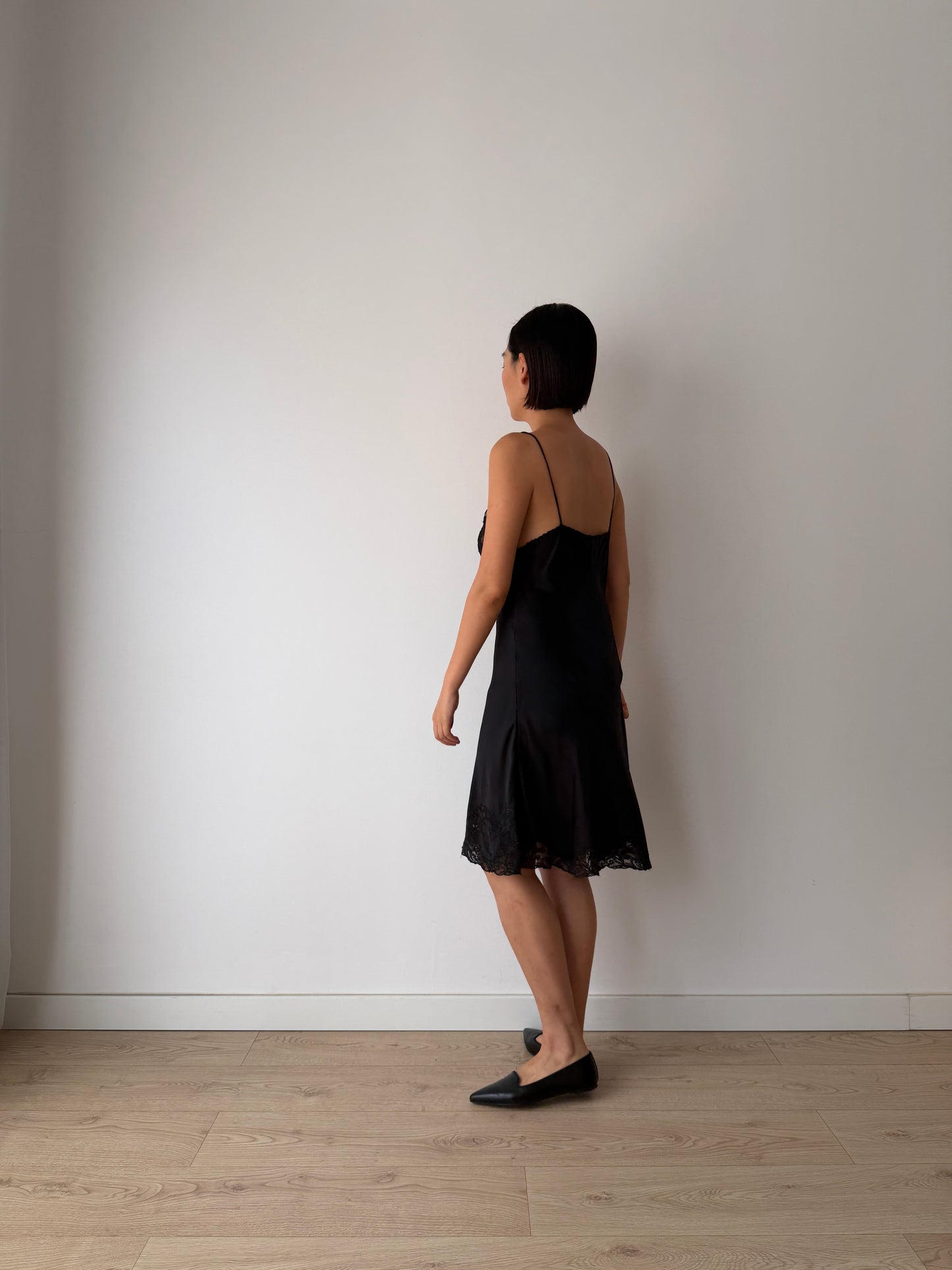 Reserved, 2 black slip dresses