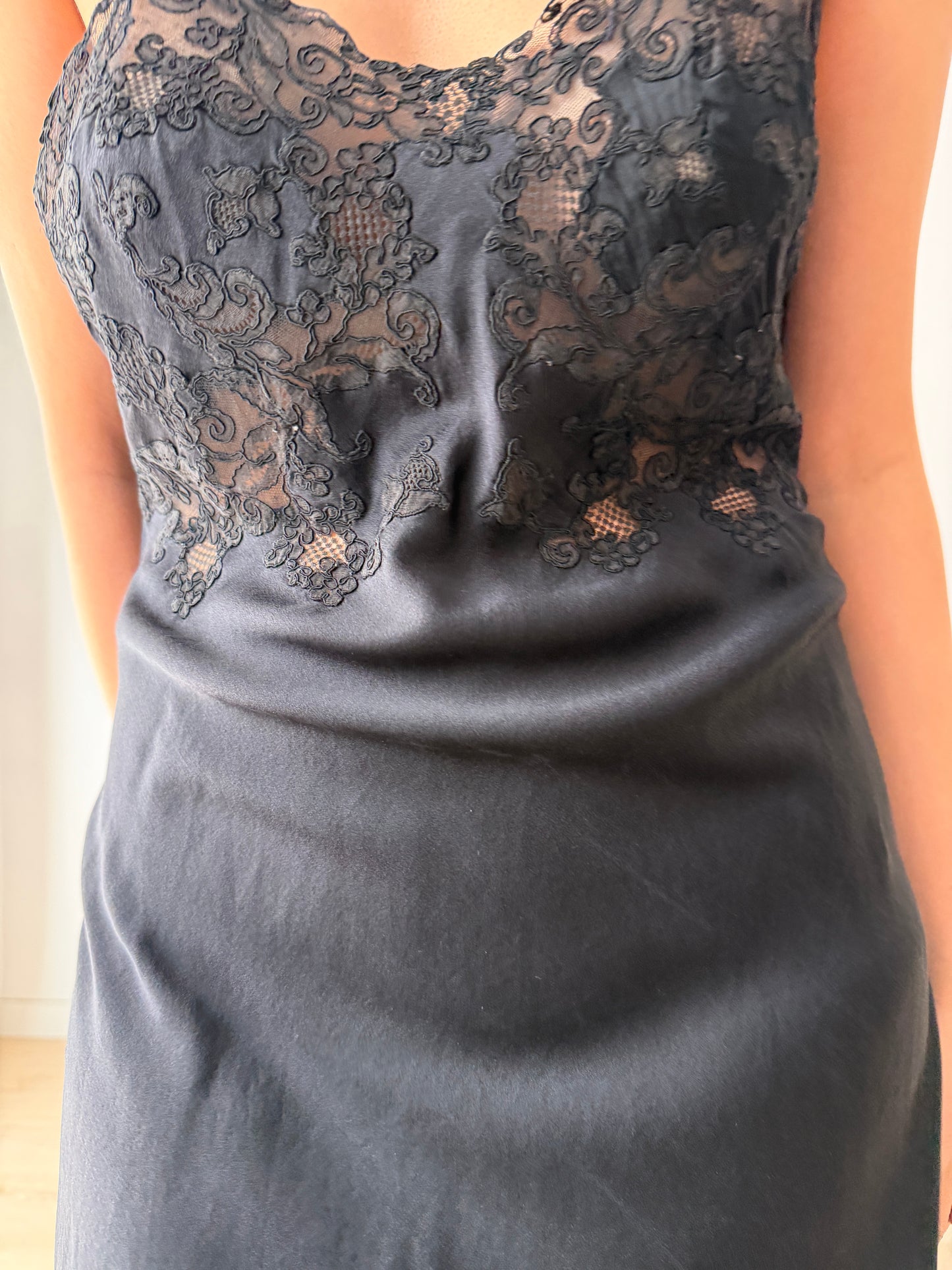 Reserved, 2 black slip dresses