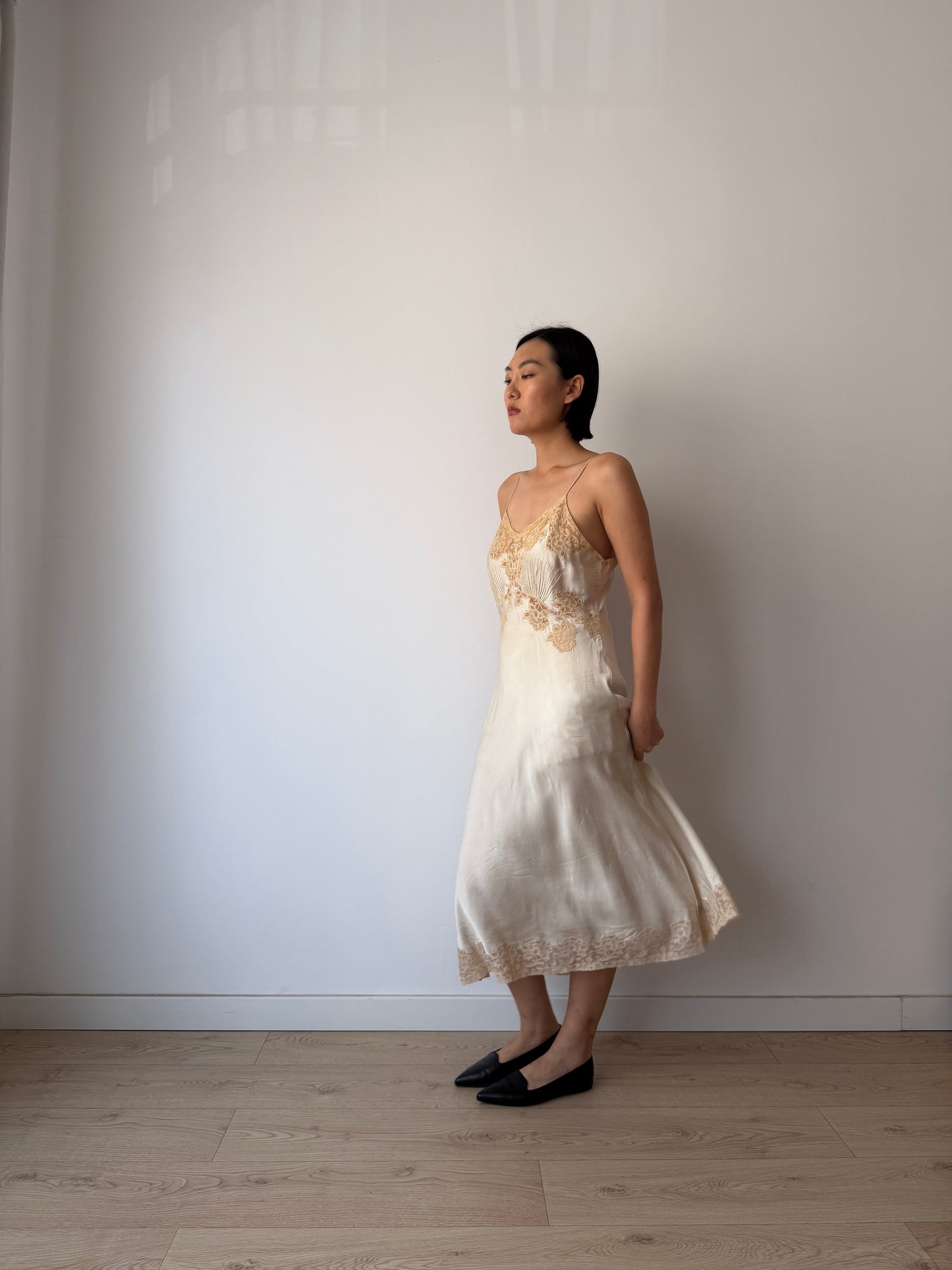 Reserved, vintage lace slip dresses