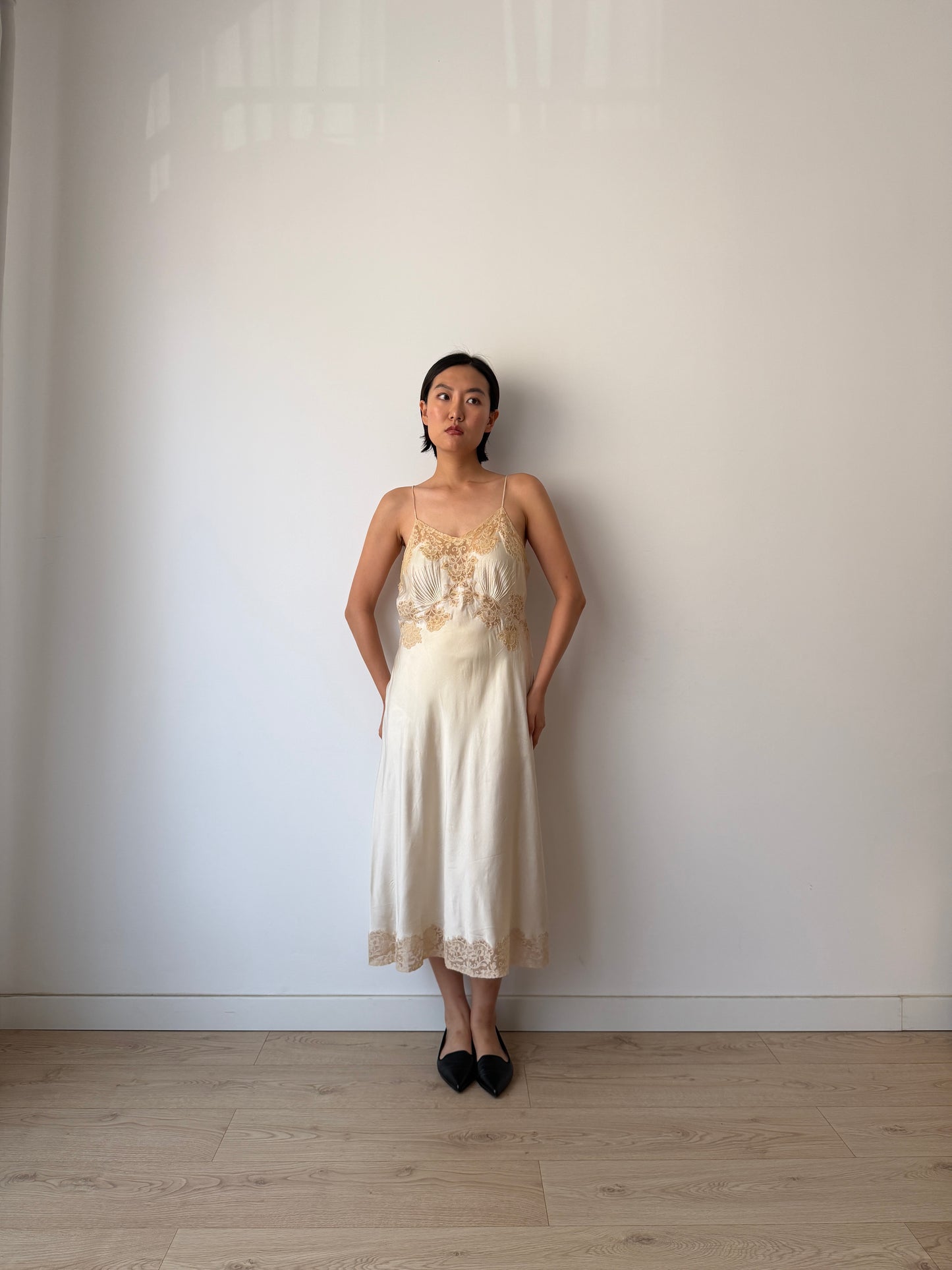 Reserved, vintage lace slip dresses