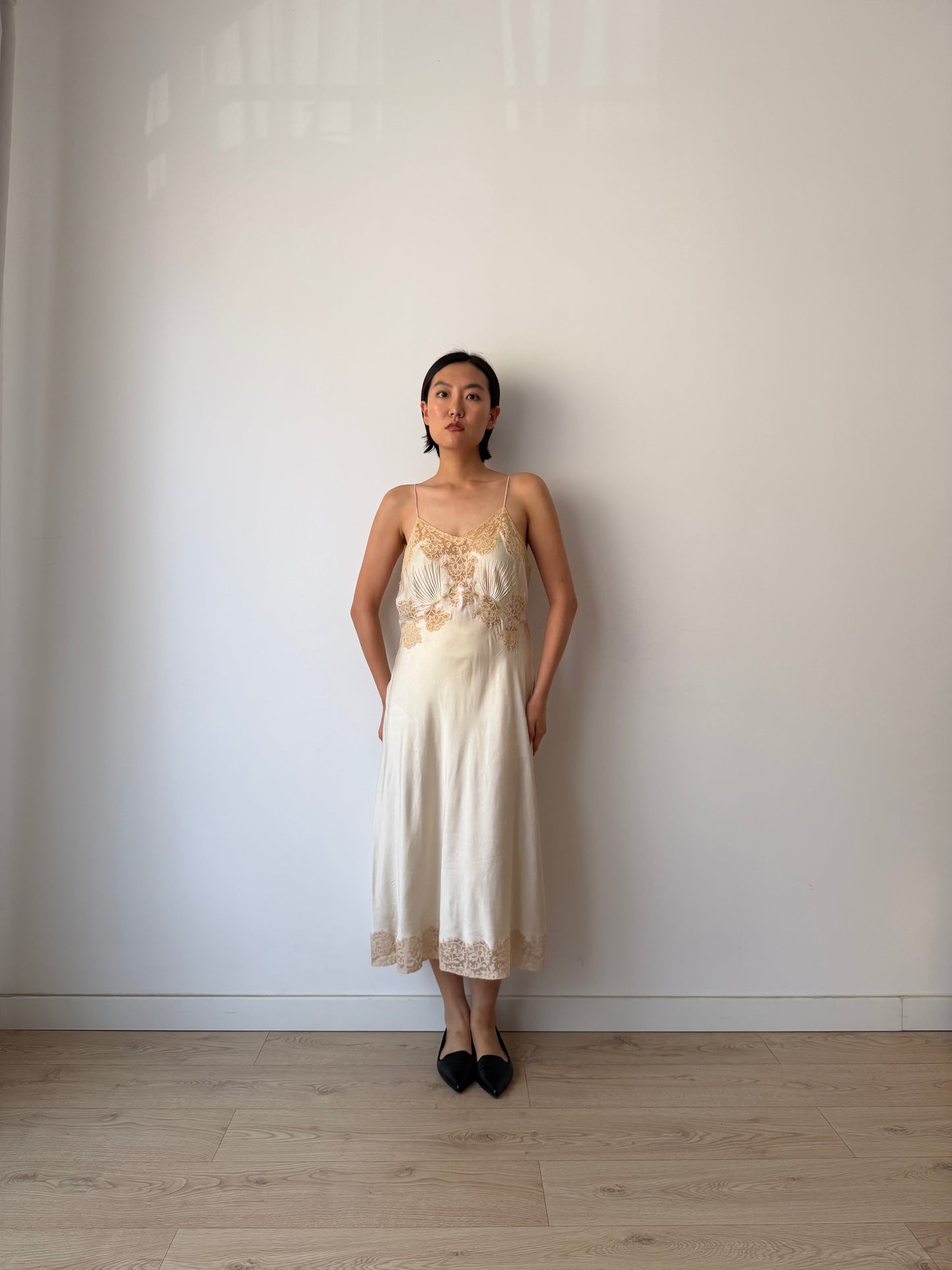Reserved, vintage lace slip dresses