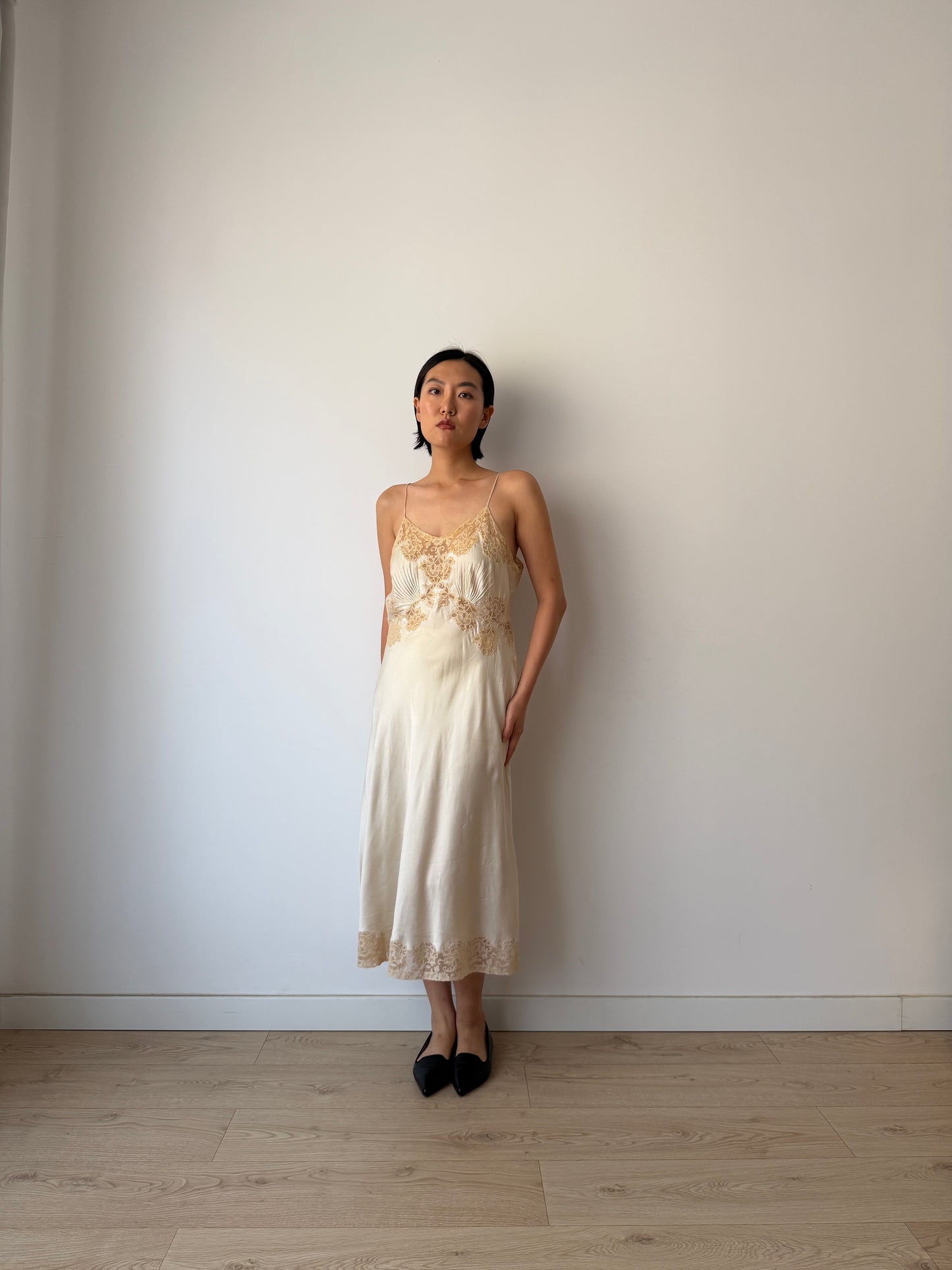 Reserved, vintage lace slip dresses