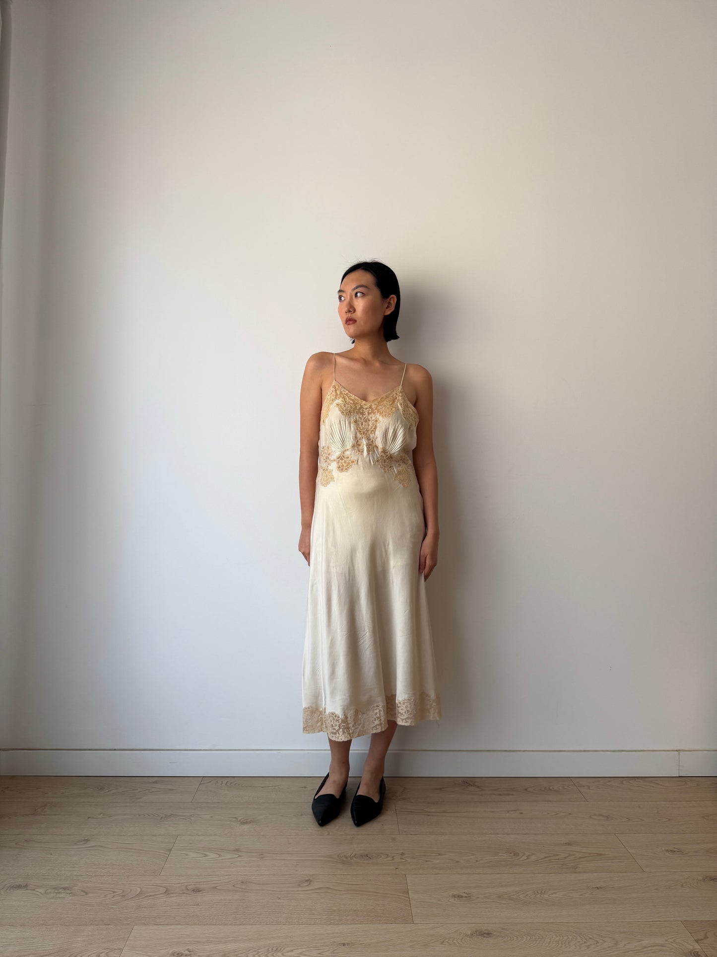 Reserved, vintage lace slip dresses