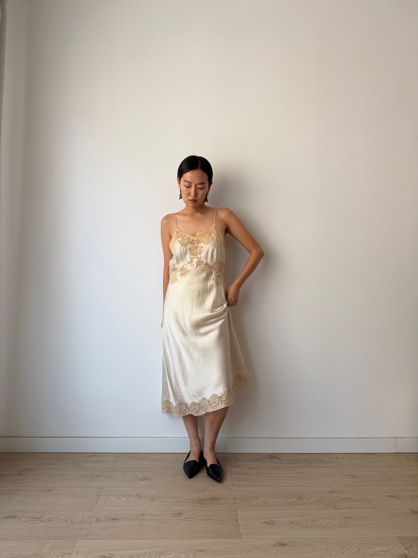 Reserved, vintage lace slip dresses
