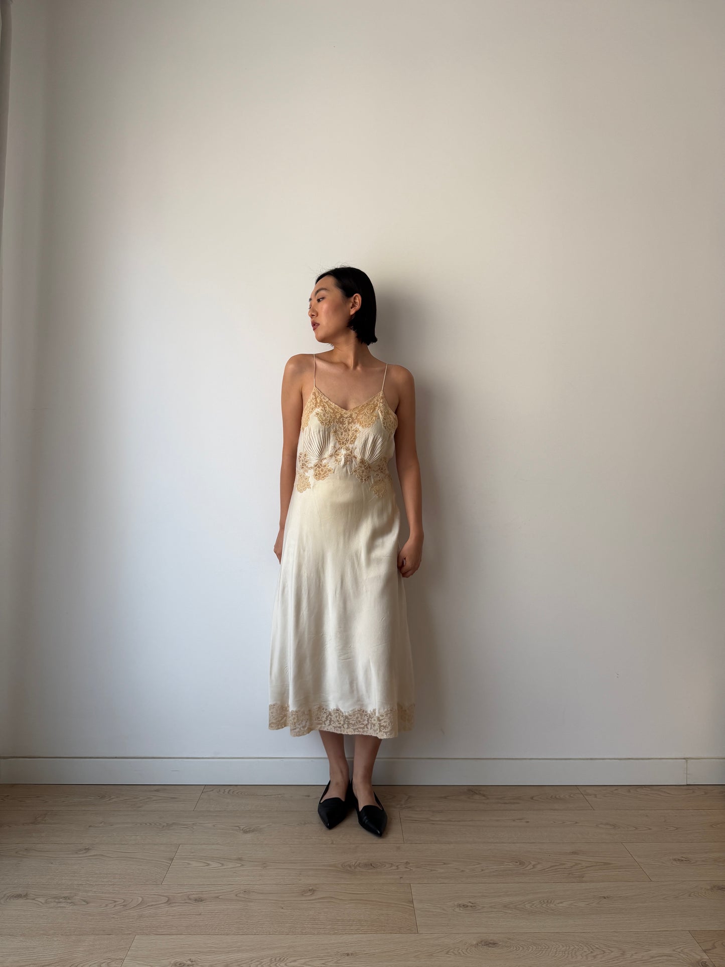 Reserved, vintage lace slip dresses