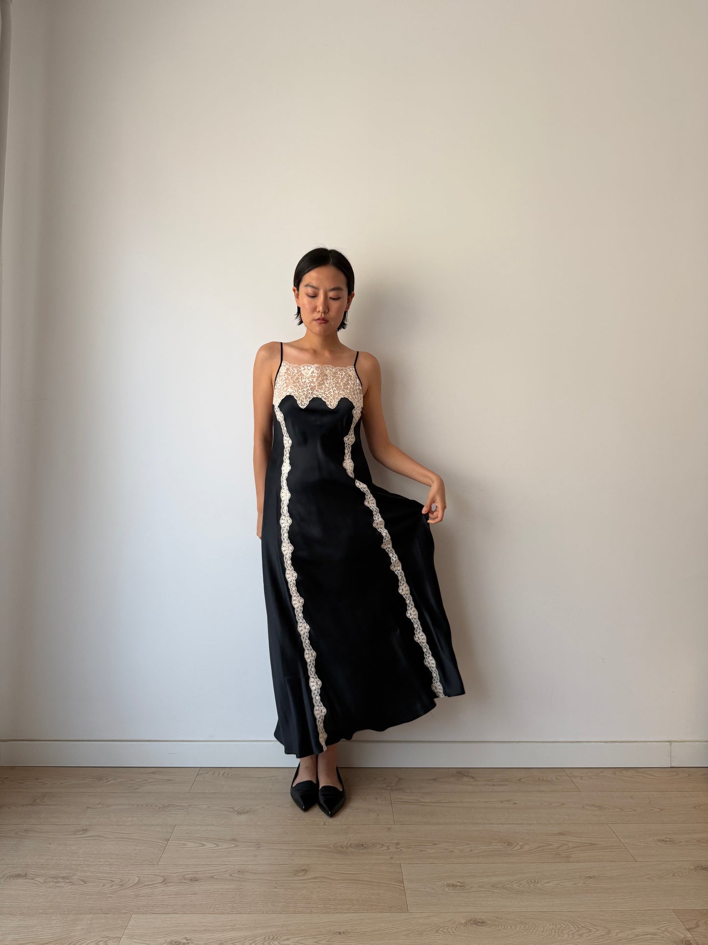 Reserved, vintage lace slip dresses