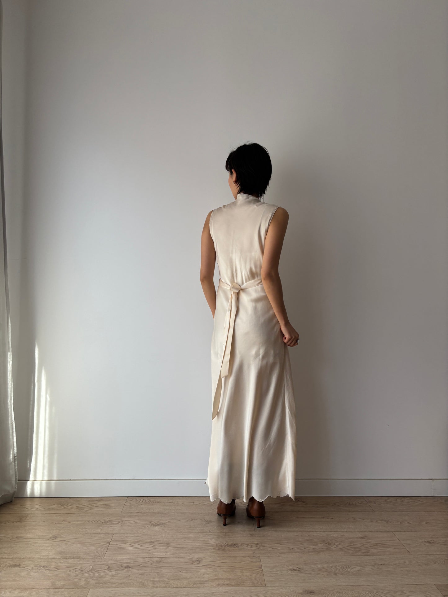 1940s Vintage Silk Bridal Nightgown