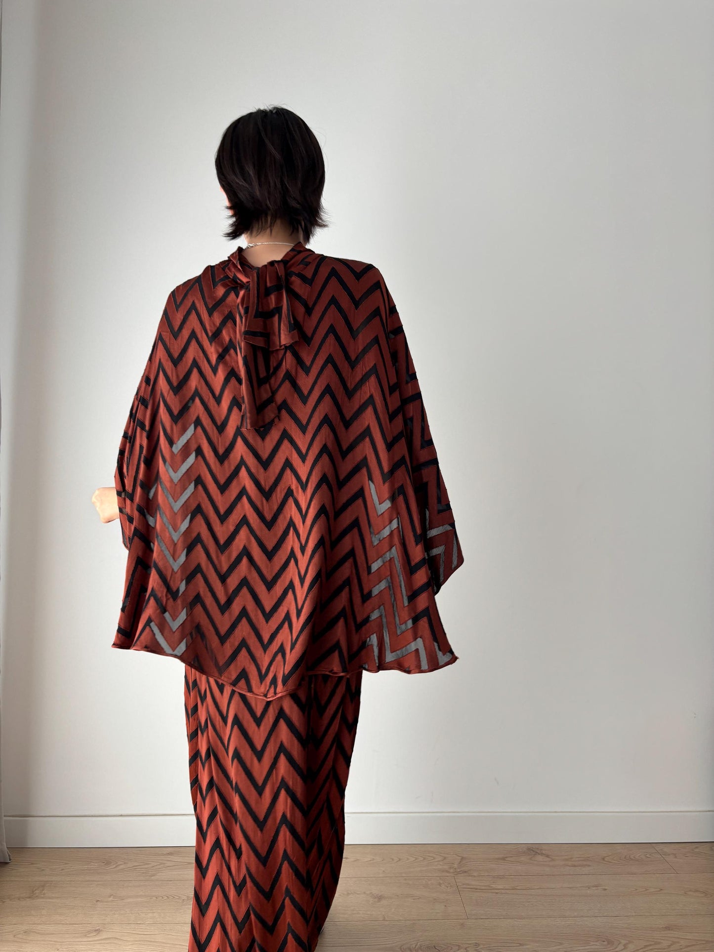 Romantic Silk Art Deco 1920s Oriental Gown Hollywood Great Gatsby Burlesque flapper Evening Dress