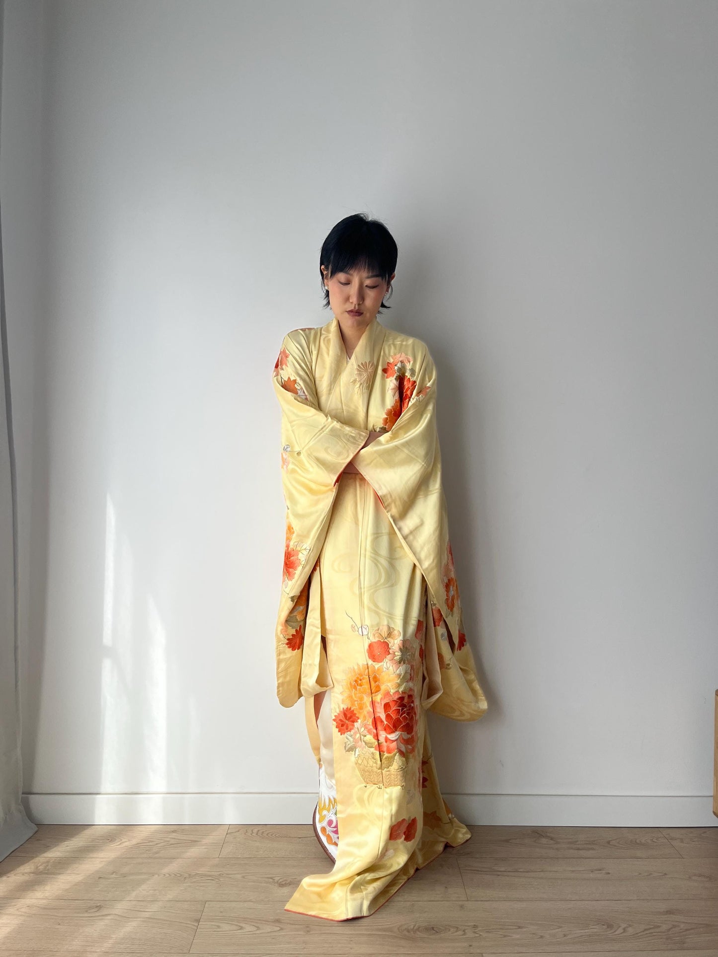 Vintage silk handmade Kimono Jacket, 1920s Style Jazz Age Art Dec Silk Kimono Robe/Jacket