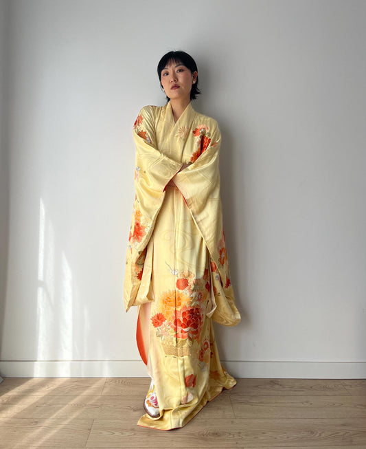 Vintage silk handmade Kimono Jacket, 1920s Style Jazz Age Art Dec Silk Kimono Robe/Jacket