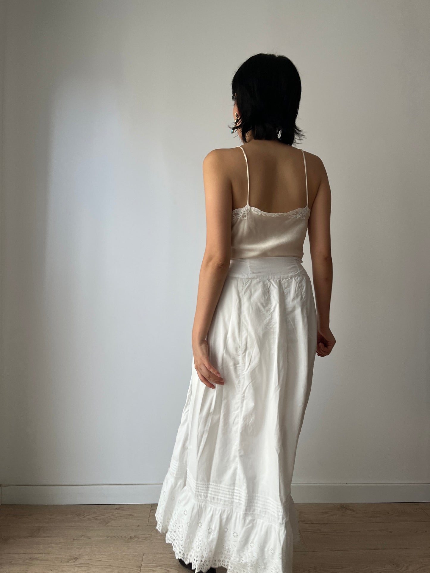 Antique Lace Renaissance Victorian Edwardian Lingerie underdress skirt